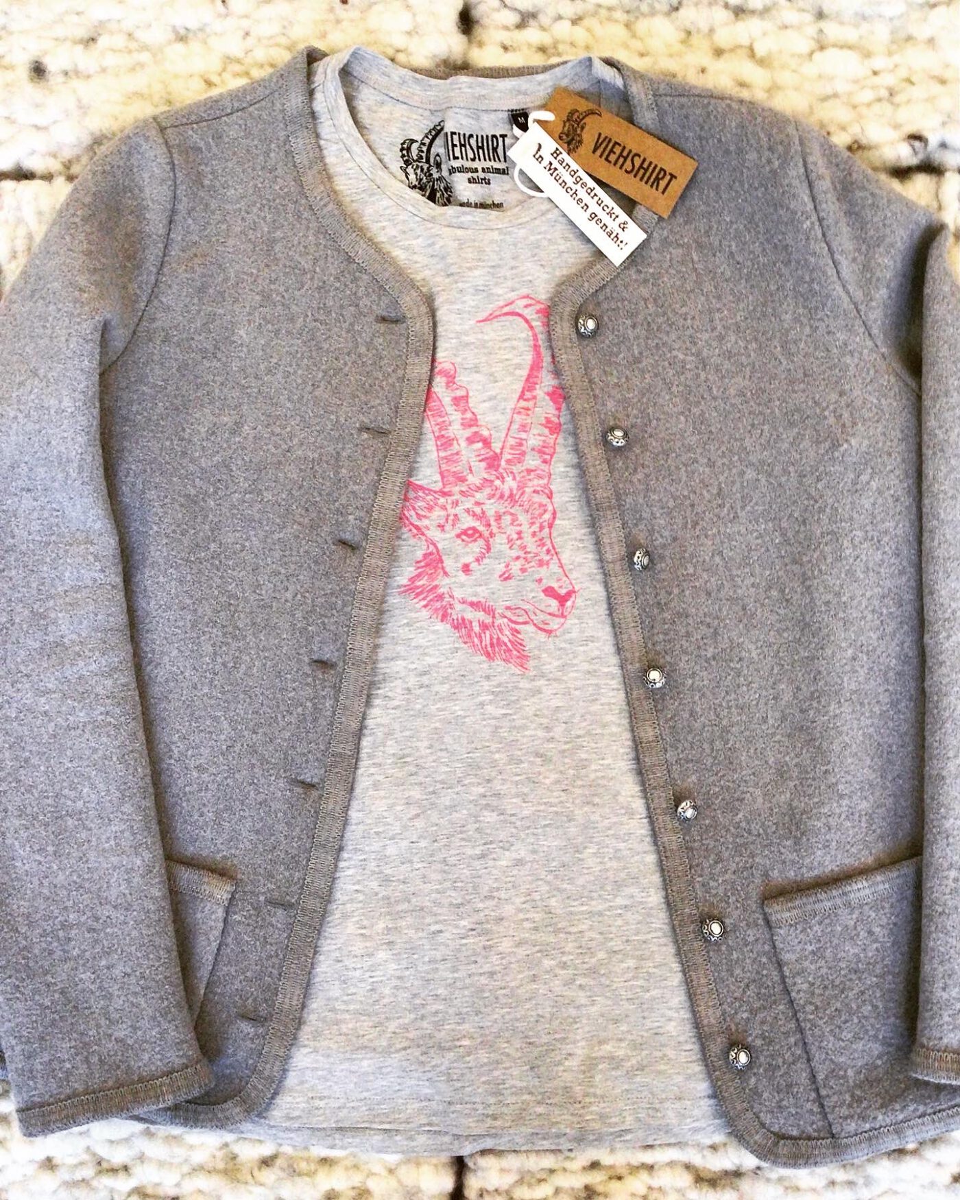 Shirt Steinbock Simon – Bild 3